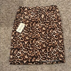 Forever 21 Animal Print Pencil Skirt
